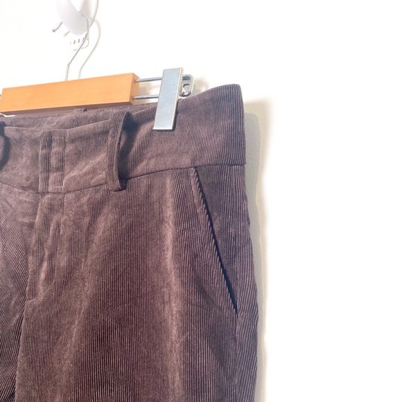 Vintage 80s Corduroy Mid Rise Flare Pants - Picture 6 of 7